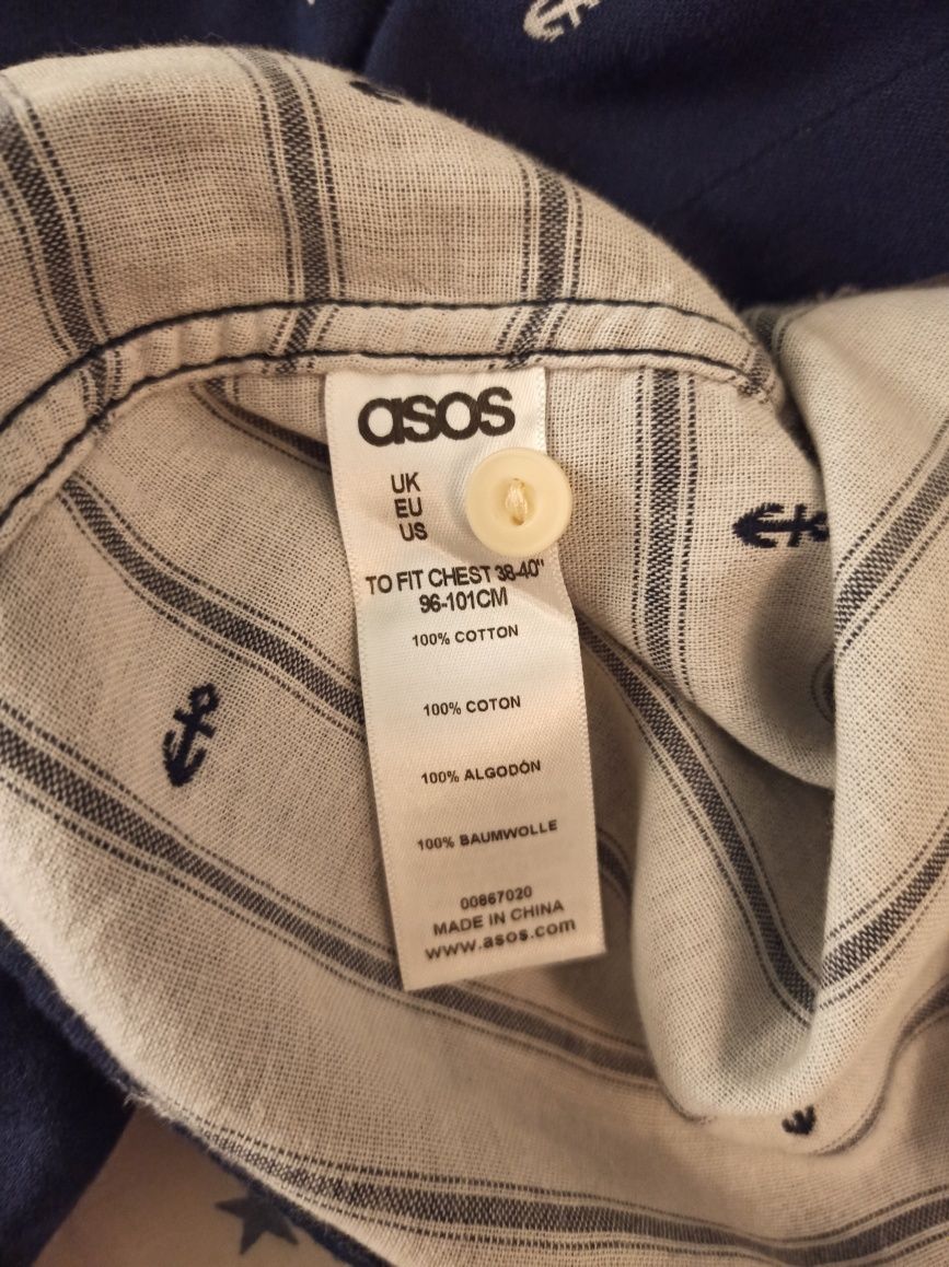 Koszula ASOS kotwice