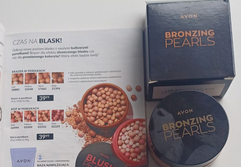 Brązer w perełkach Warm avon