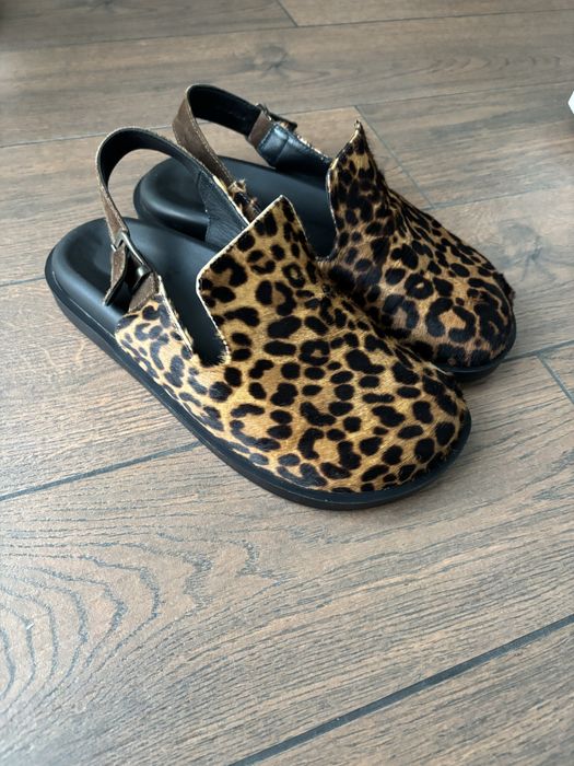 Продам мюлі з леопардовим принтом