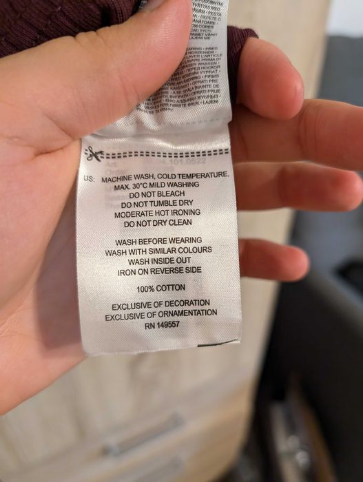 Damska bordowa koszulka SMOG SmartFIT rozmiar M