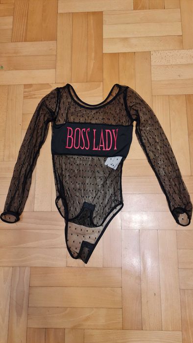 b. Nowe bardzo odważne body Boss Lady Bodysuit  rozmiar M