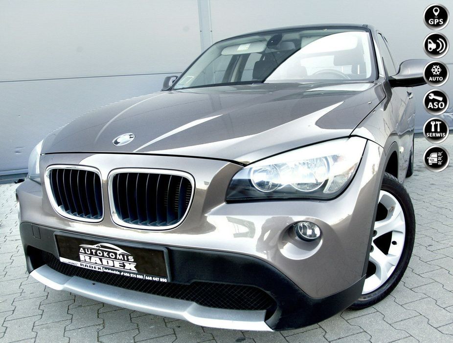 BMW X1 Navi|6 Biegów|Klimatronic|Parktronic| Serwisowany|Zarejestr.|GWARANCJA