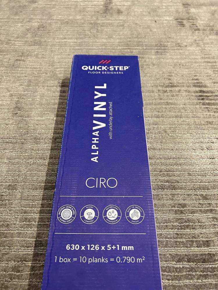 Panele winylowe jodełka Quick Step CIRO alpha vinyl