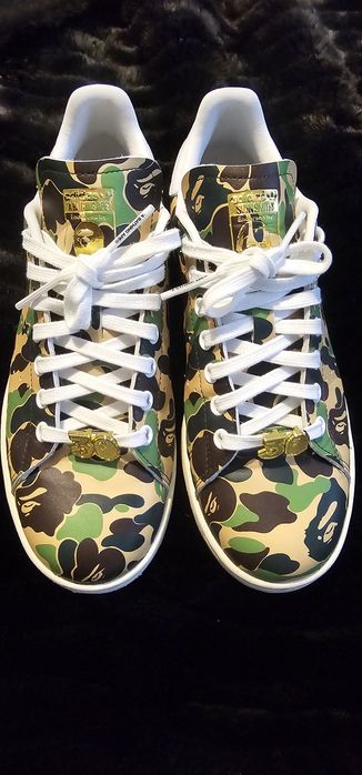 Sapatilhas Adidas Stan Smith BAPE 40,5