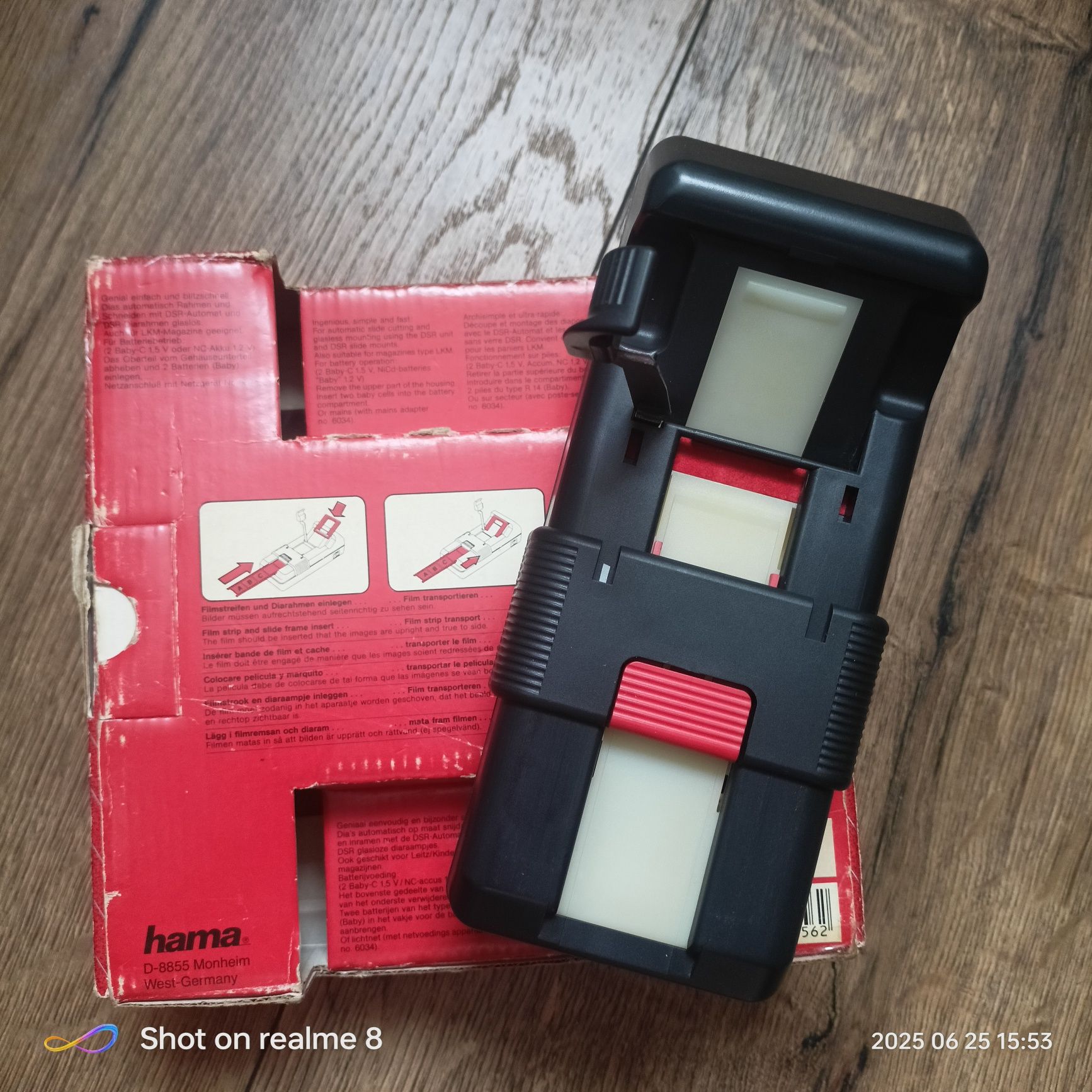 Hama DSR-System – Podajnik do slajdów + trymer (Made in Germany)