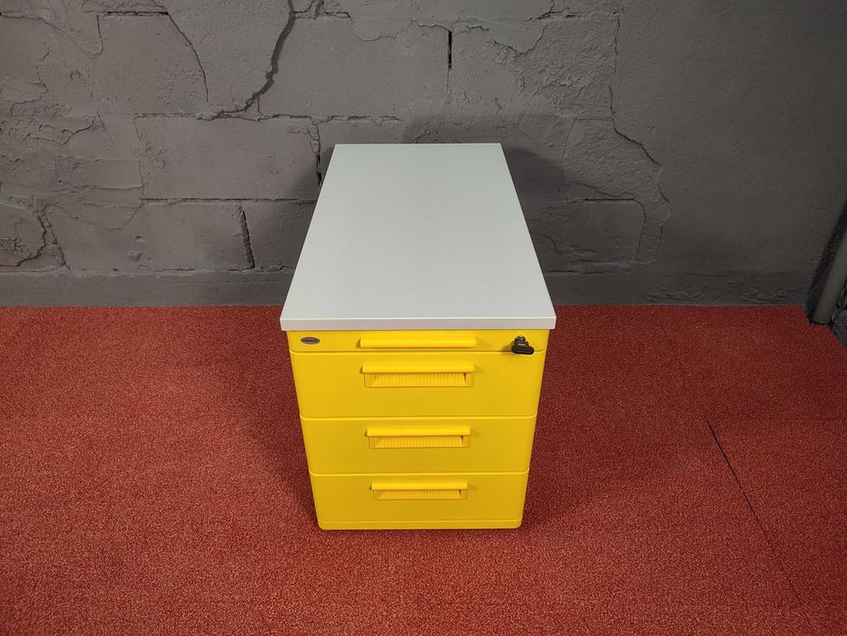 WERNDL biurowa szafka na kółkach zamykana kontenerek szuflady biuro