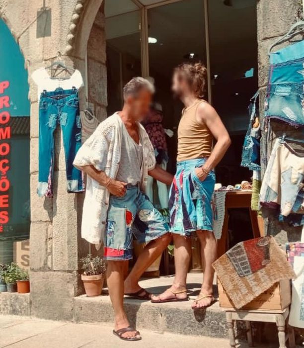 Bermudas exclusivas em Patchwork