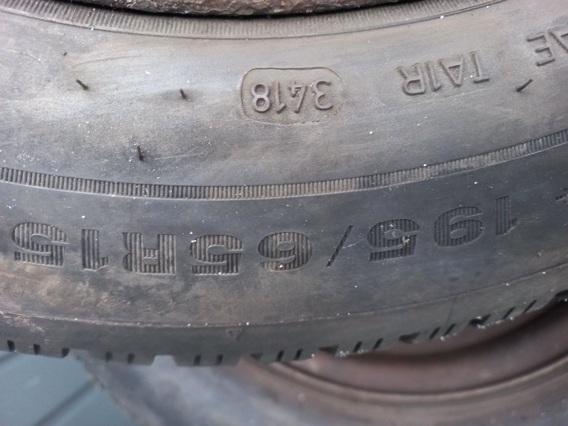 Резина+диски Dunlop 195/65/R15(зима) 4×100 ET45 R15.Рено Меган Сценик2