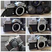 Плівкови камери Minolta XG9, XG7, SRT100 та SRT201