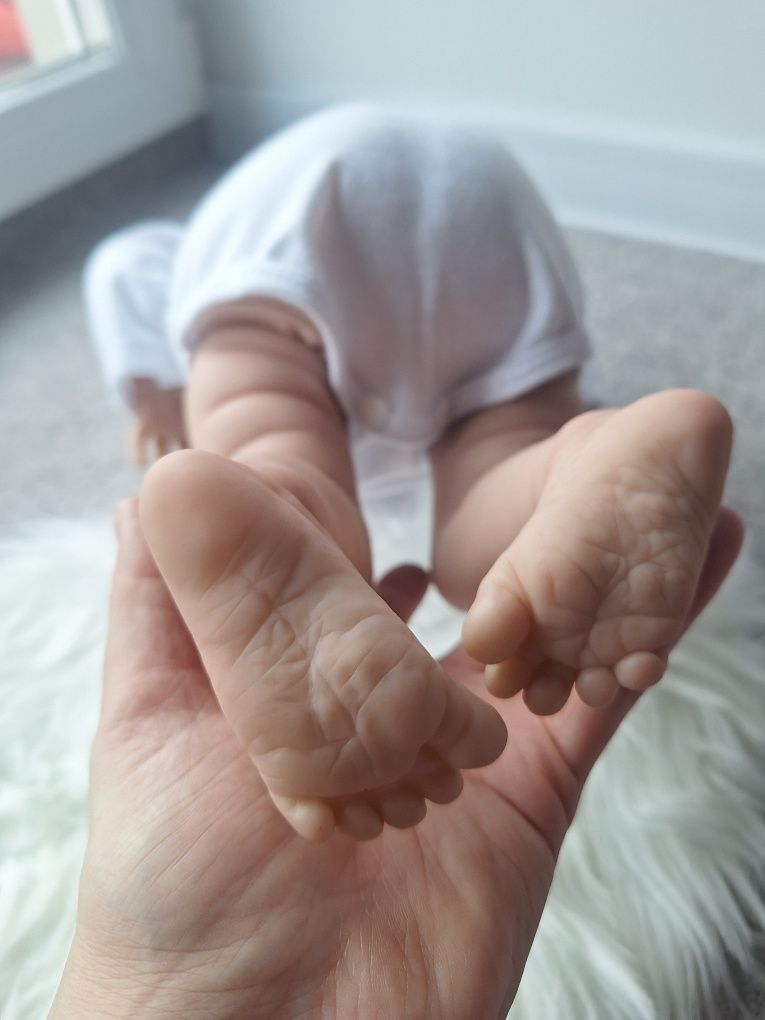 Lalka jak żywe dziecko reborn piękna NOWA duża 50 cm dla zainteresowan