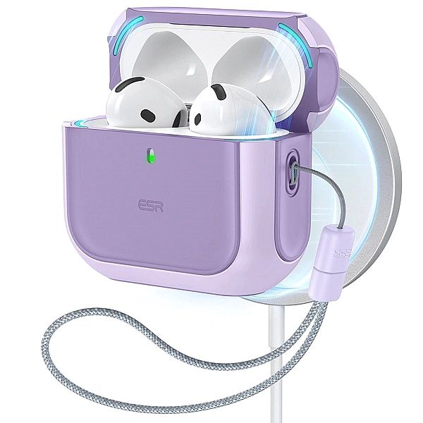 Esr Orbit Halolock Magsafe Apple Airpods 4 Purple