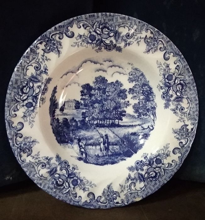 CERAMINTER MADE IN ITALY 2 pratos fundos