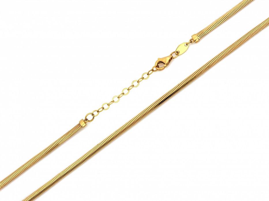 Łańcuszek złoty linka snake 2.6mm  NOWY  PR 585 45cm