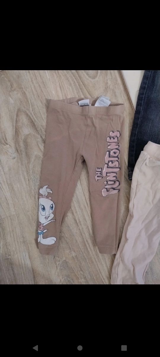 Paka spodni dresowych #legginsy #dziewczynka r.86 i 92, spodnie jeanso