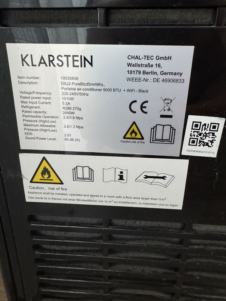 Klimatyzator KLERSTEIN 2,6kw