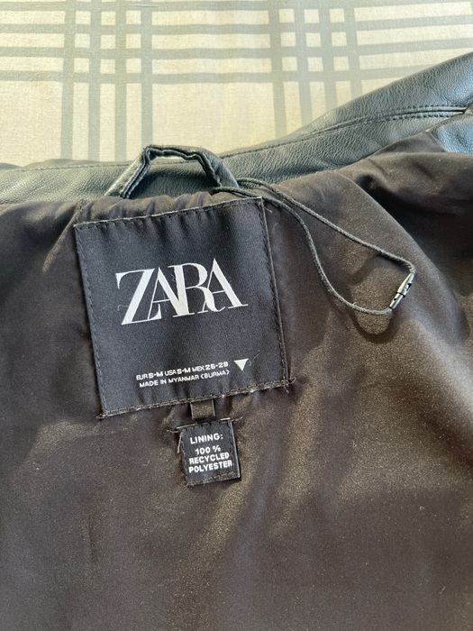 ZARA оверсайз косуха (еко-шкіра)