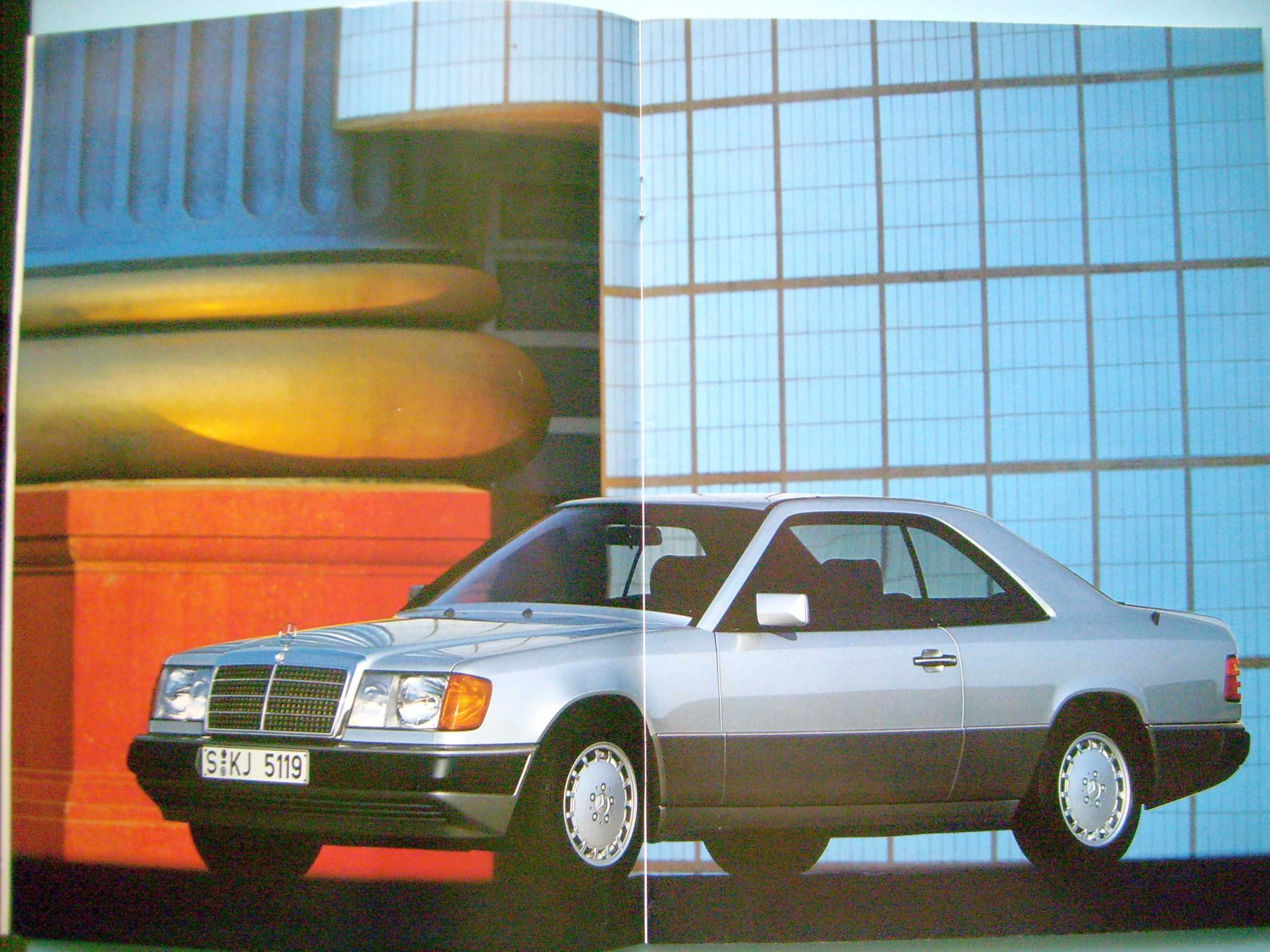 MERCEDES W124 COUPE / C124 230CE 300CE 300CE-24 '89 * prospekt 36 str.