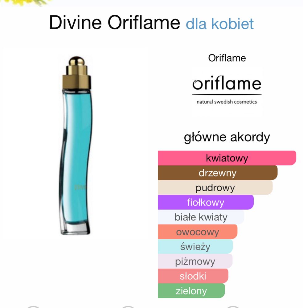 Perfumy Divine Oriflsme UNIKAT