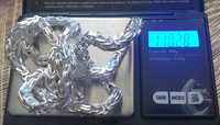 Łańcuch królewski 110gram srebro 925. 64cm.