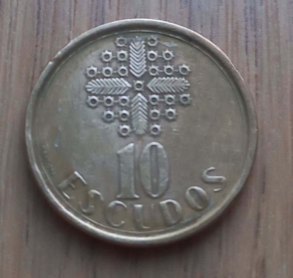 10 escudo 1987 r. Portugalia