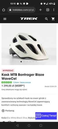 Kask MTB Bontrager Blaze WaveCel rozmiar M 54-60 boa rowerowy