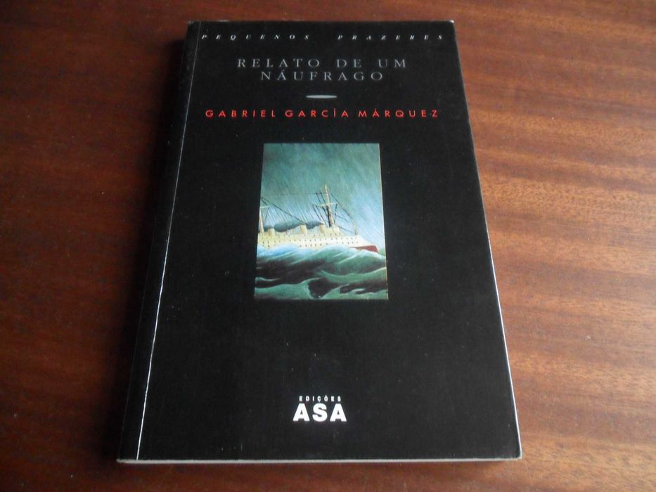 "Relato de um Náufrago" de Gabriel García Márquez - 8ª Edição de 2000