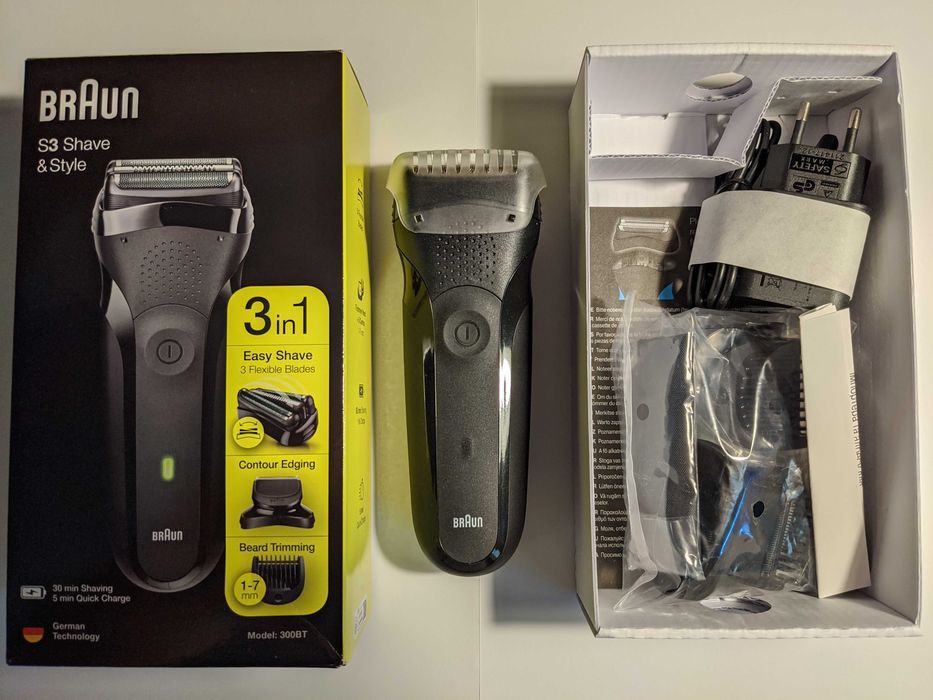 Електробритва Braun Series 3 Shave&Style 300BT Black