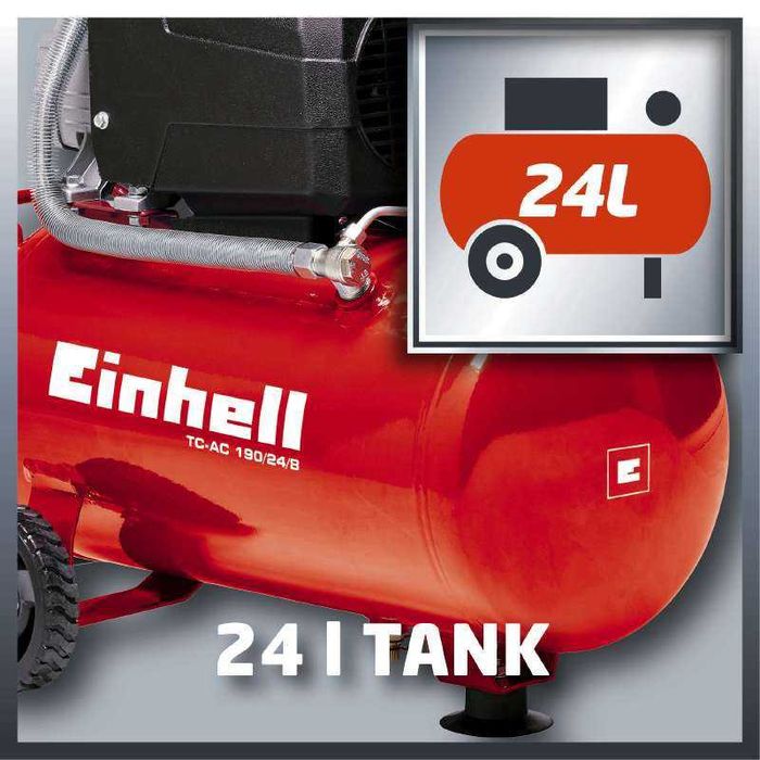 Компресор повітряний Einhell 24 л 2.5 кВт 8 бар 230л/хв компрессор