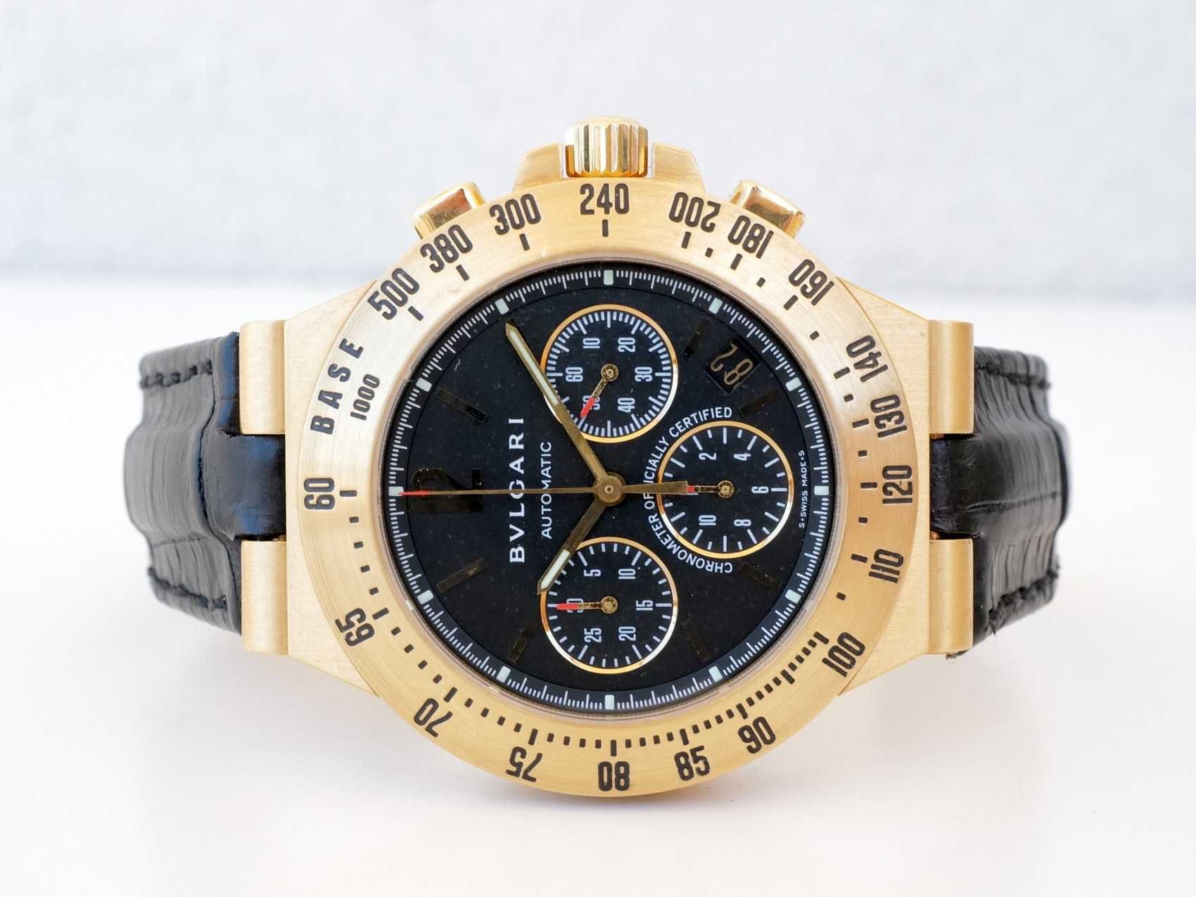 Bulgari Diagono 18K Yellow Gold 40mm