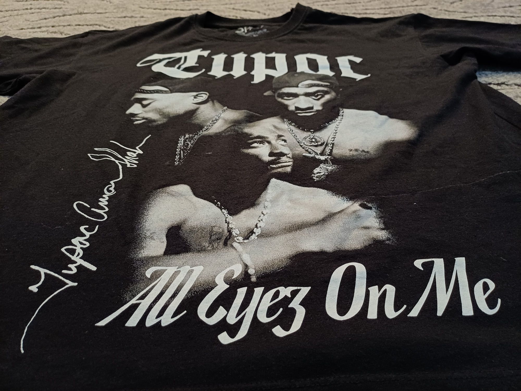 T-shirt Tupac koszulka 2pac All Eyez On Me bdb stan M hip hop UNIKAT