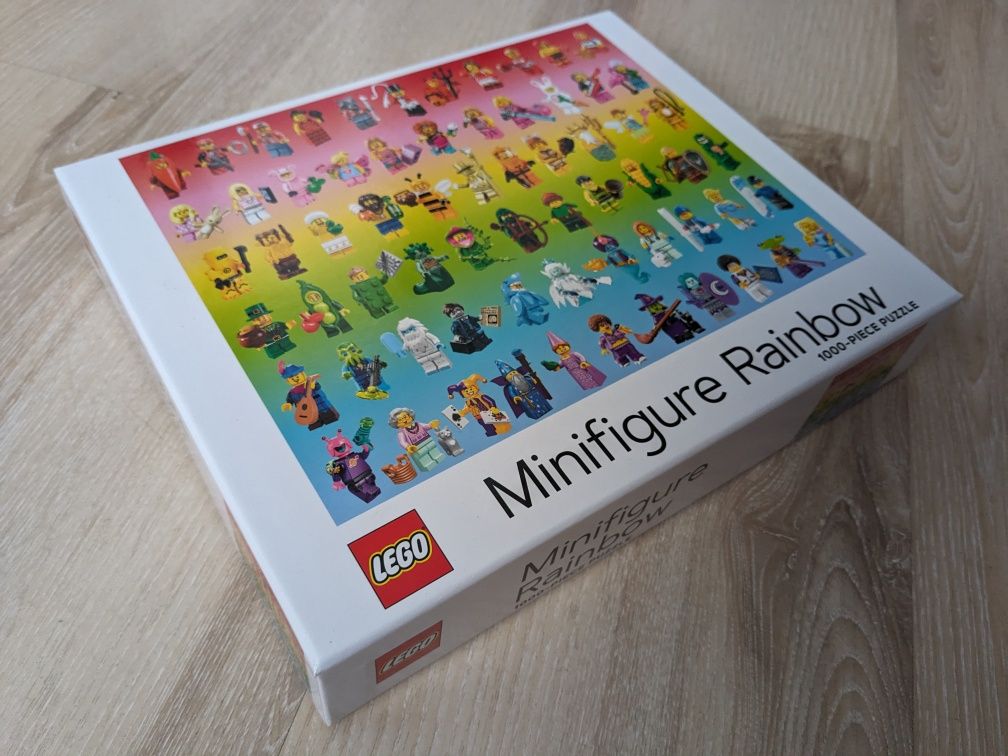 Puzzle LEGO Minifigure Rainbow 1000 elementów - jak nowe