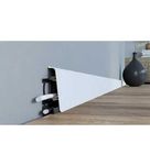 Listwa przypodłogowa Indo 2500x70x26mm biały połysk + Łącznik