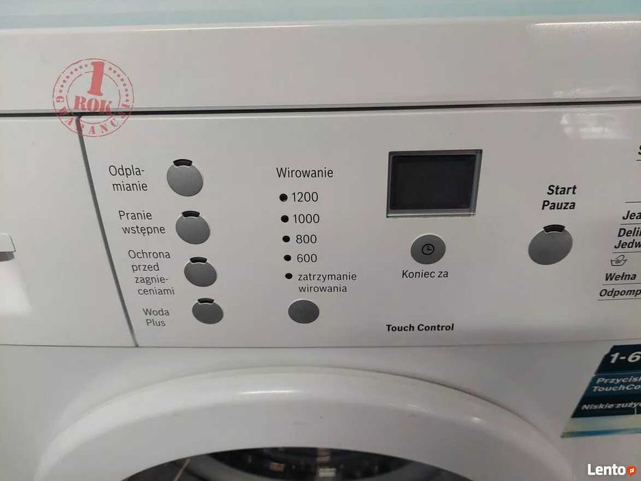 ROK GWARANCJA Pralka Bosch Maxx 6 WAE24361 ActiveWater Dotykowy PANEL