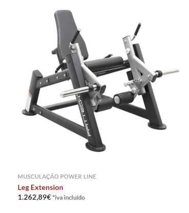 Leg Extention e Leg Curl