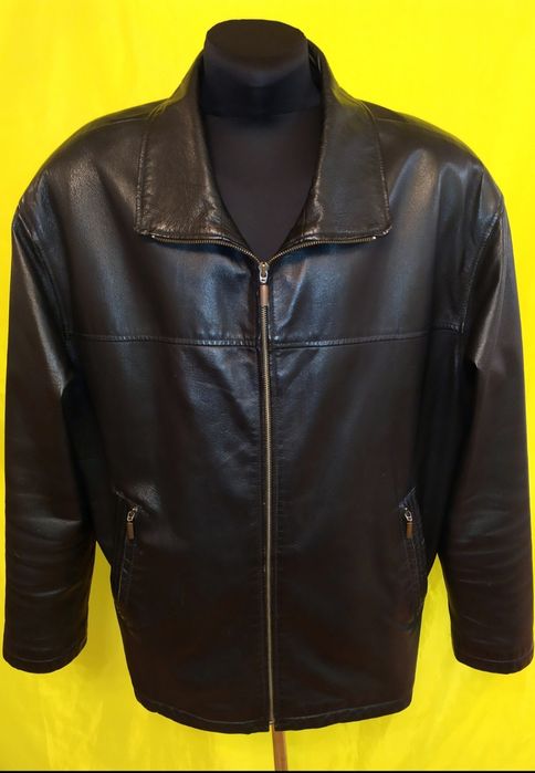 Куртка кожаная на меху Angelo Litrico Германия, большой р. 3 XL, 60-62
