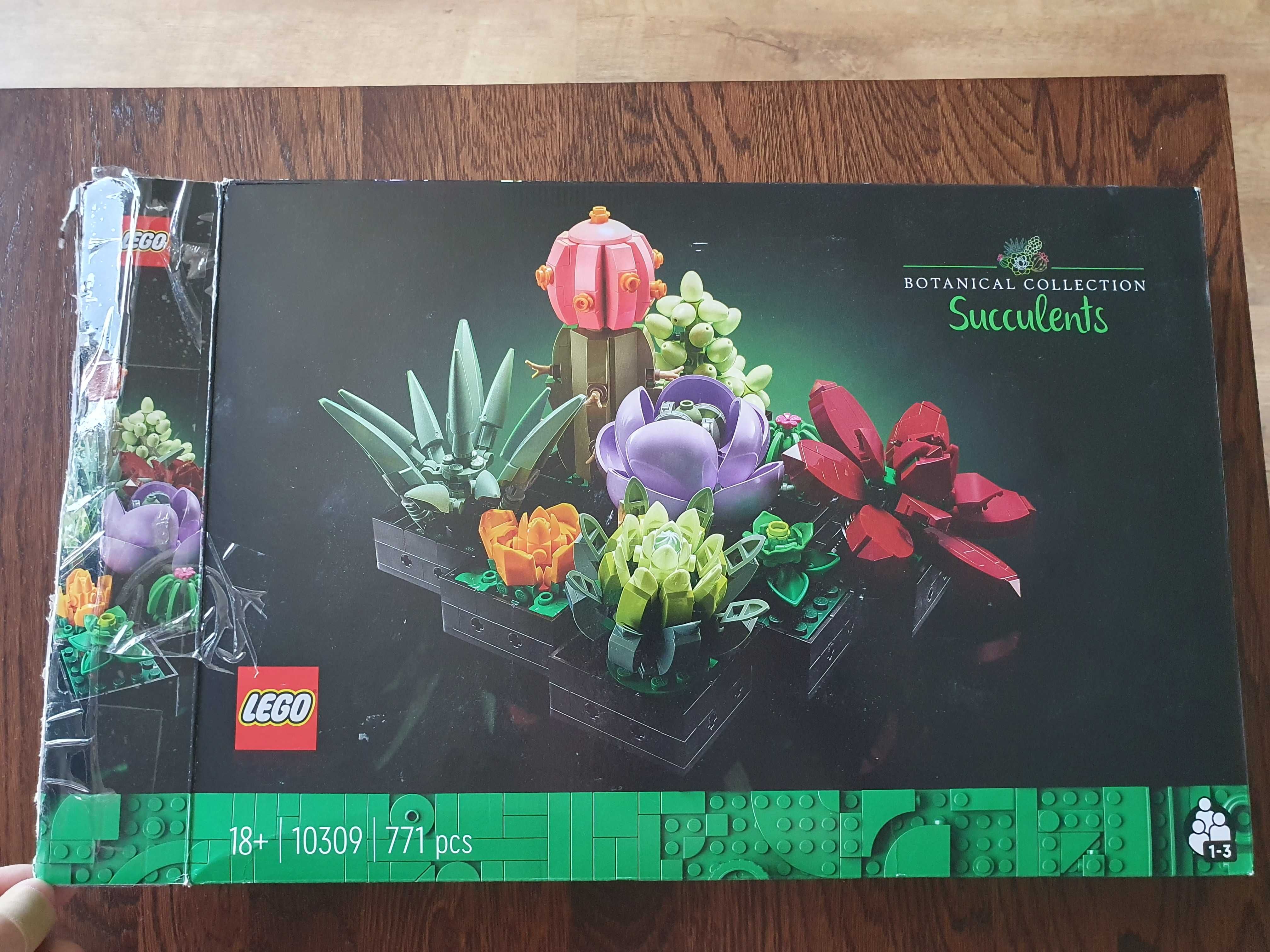 Lego Sukulenty — W zestawie pudełko i instrukcja (10309)