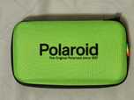 Polaroid, nowy zielony pokrowiec na okulary, etui; zapinany na suwak