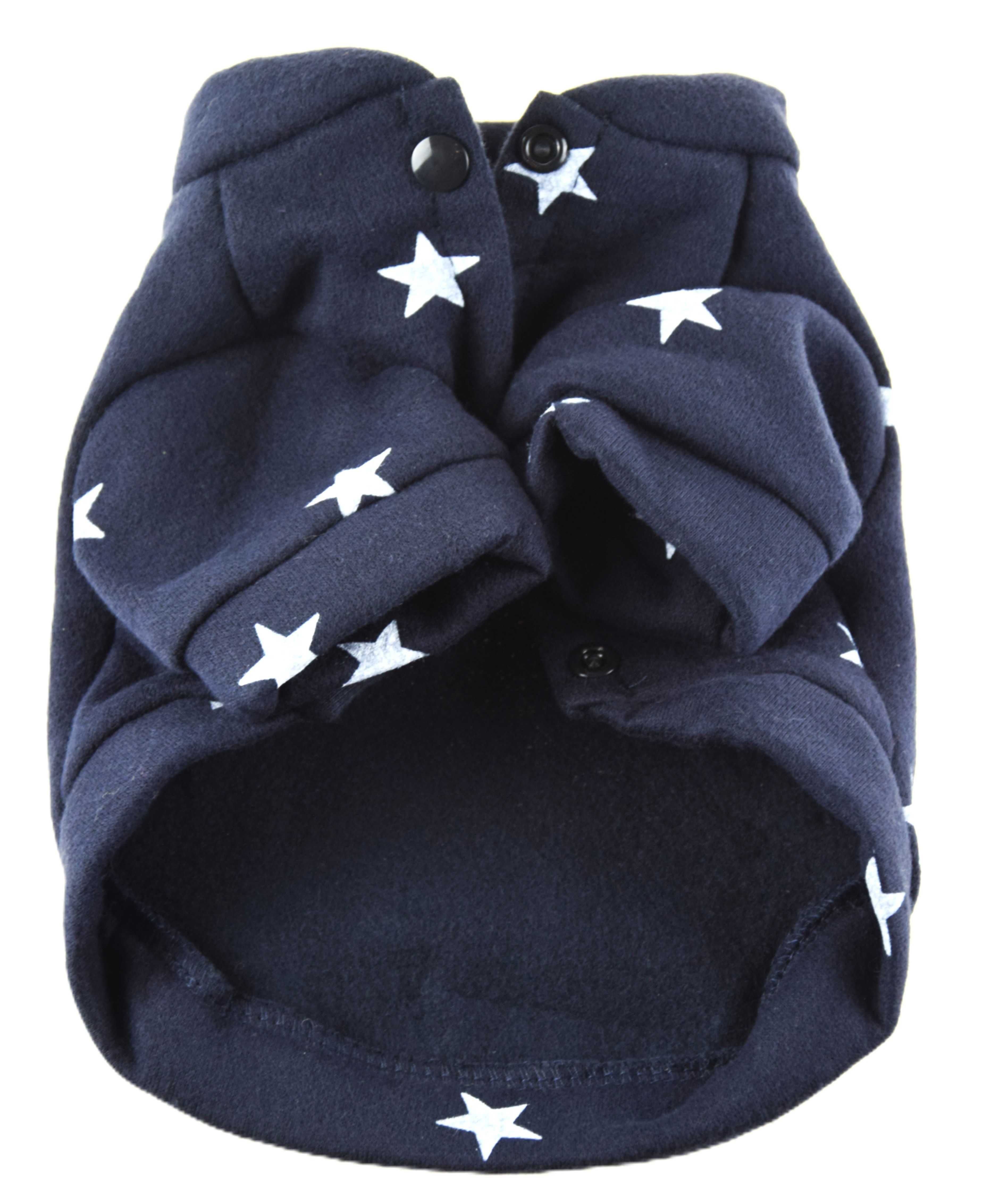 Smalllee_Lucky_Store Star Pint Pet Polarowa kurtka dla małego psa,kota