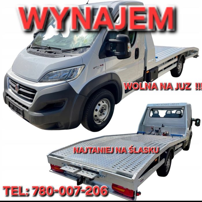Wynajem Auto Lawety Wolna na JUZ ! NAJTANIEJ NA ŚLASKU