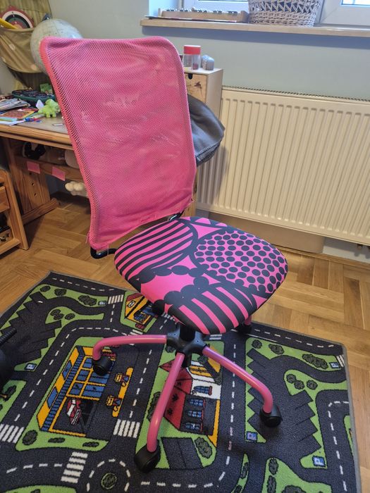 Fotel do biurka dla dziewczynki