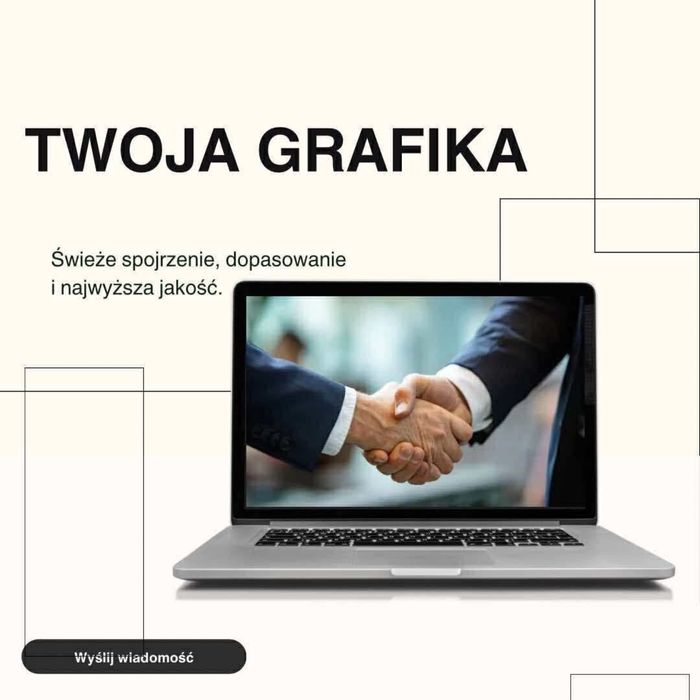 Grafik Logo Ulotka Wizytówka Baner Rolka