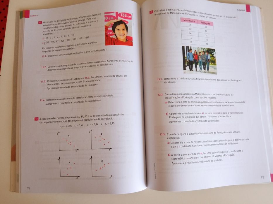 Caderno de atividades 11 ano matemática