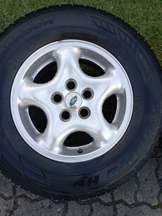 5 Jantes 16 Land Rover com pneus