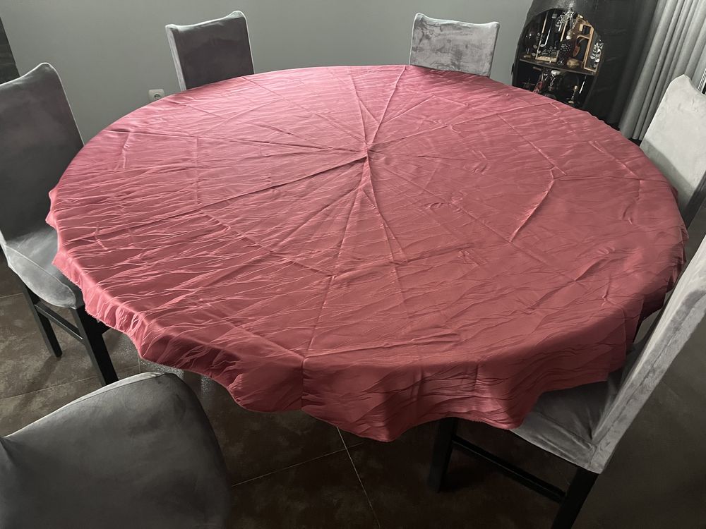 Toalha de mesa redonda