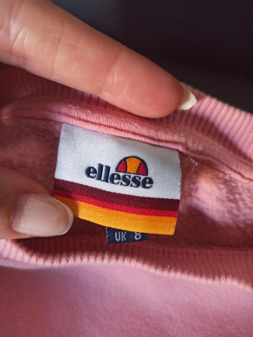 Ellesse różowa bluza logowana r. S/M