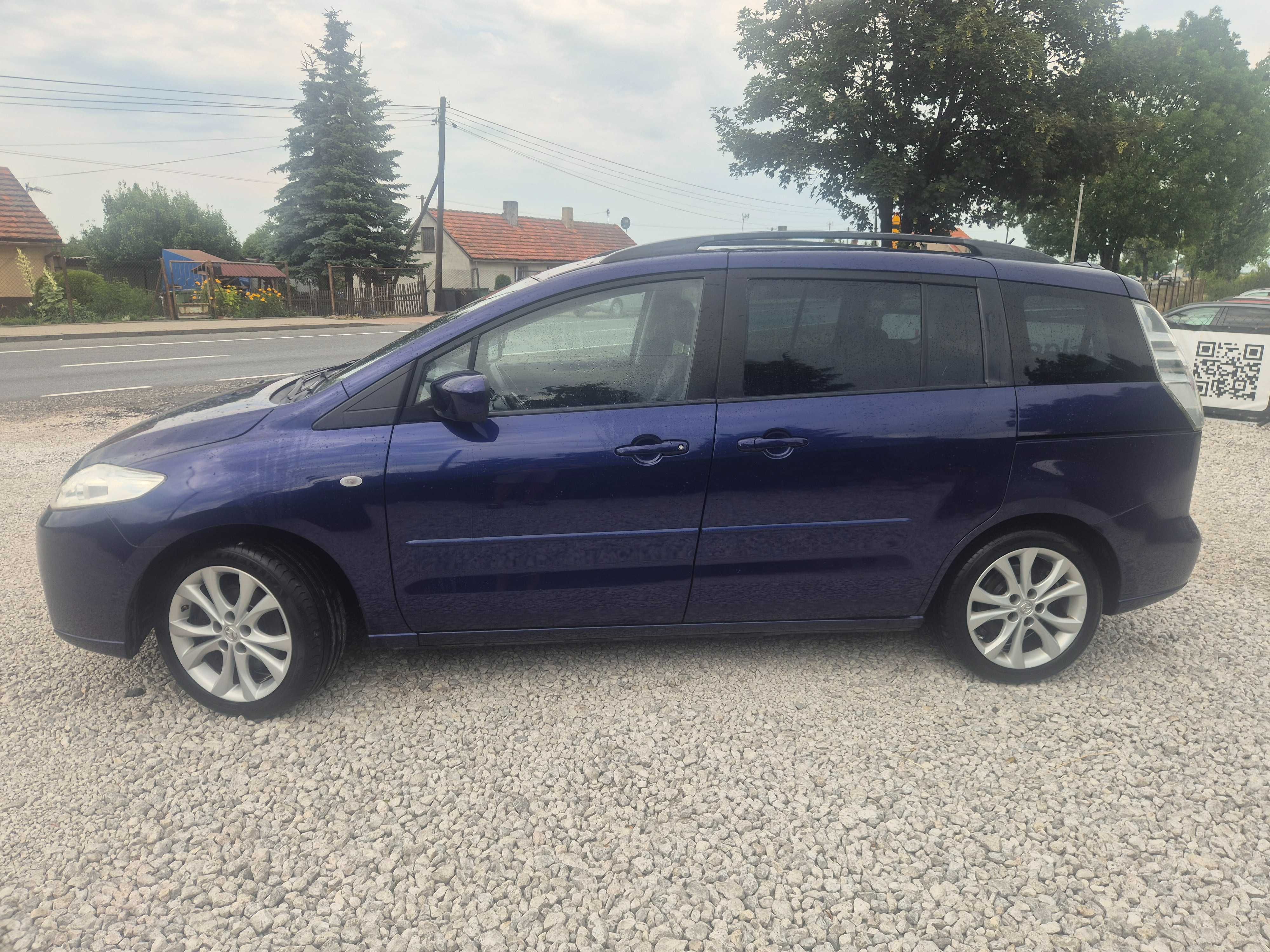 MAZDA 5 Z 2007 STAN Perfekcyjny 0 korozji 1.8 7-Osobowy Klima Sprawna