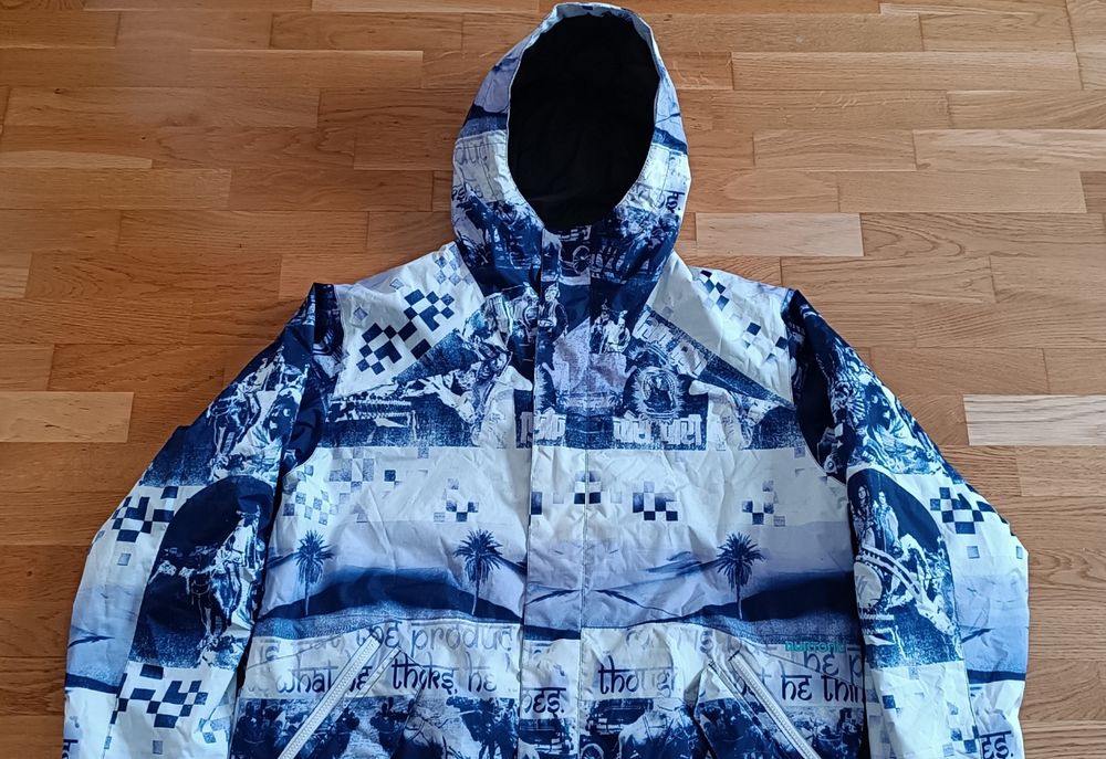 Kurtka Burton The Wbite Collection Dryride Snowboardowa Zimowa XL