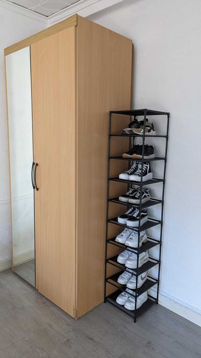 Przechowywanie wysoki 8 półek na ubrania buty przechowywanie