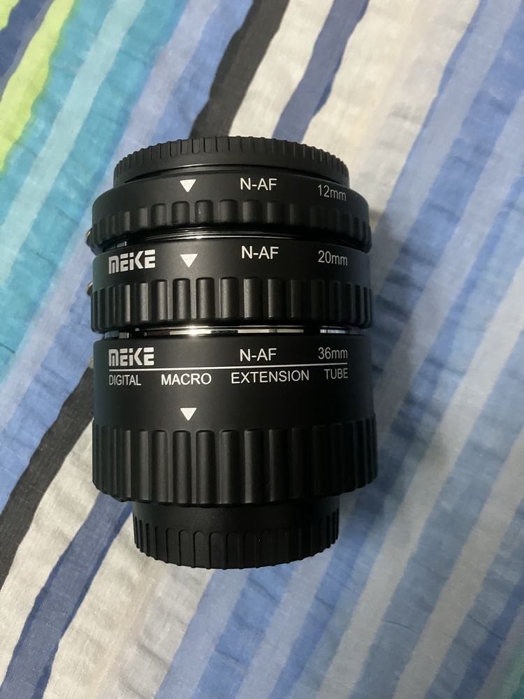 Tubos de extensão para macro fotografia Nikon