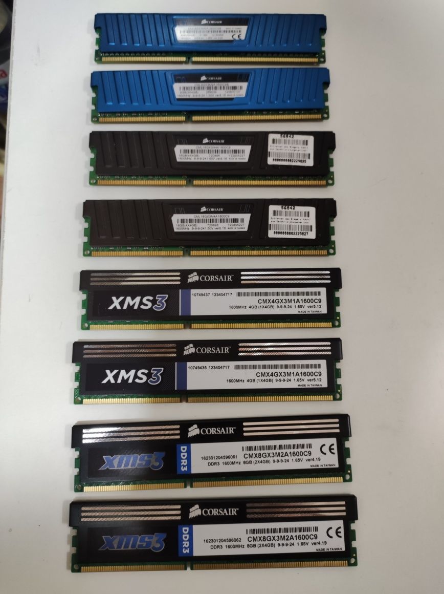Оперативна пам"ять DDR3 4Gb 8GB 16GB 32GB Kingston NAVI HyperX G.Skil